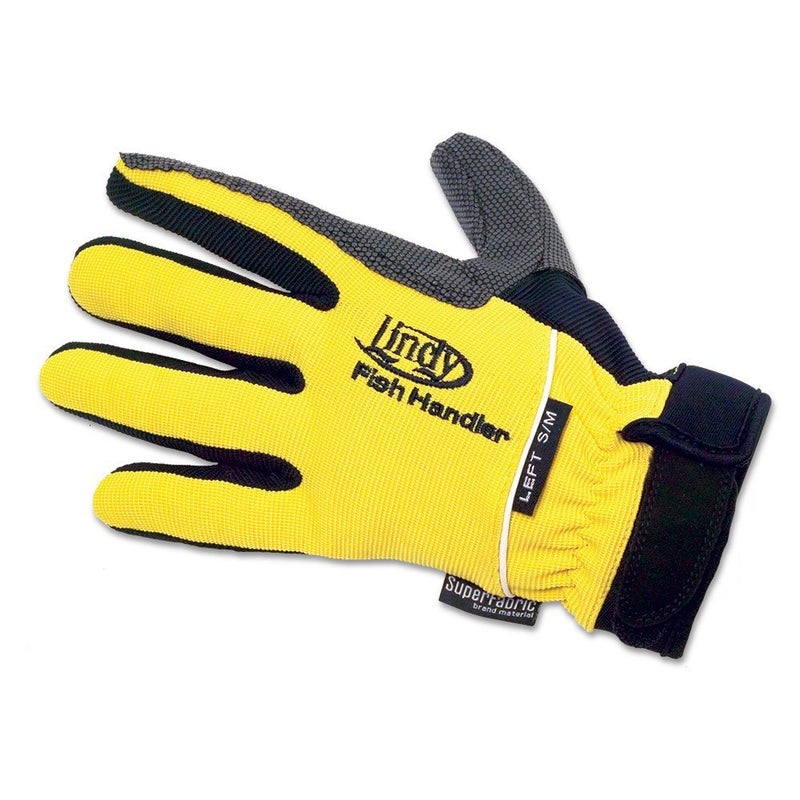 Lindy Fish Handling Glove (Small/Medium, Yellow, Left-hand) - Image 4